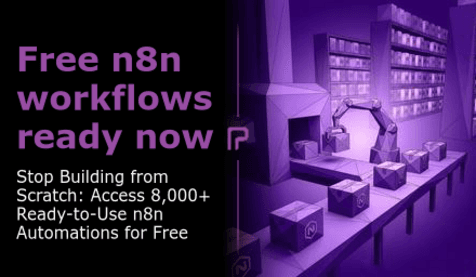 Stoppe das Bauen von Grund auf: Greife kostenlos auf über 8.000 fertige n8n-Automatisierungen zu
