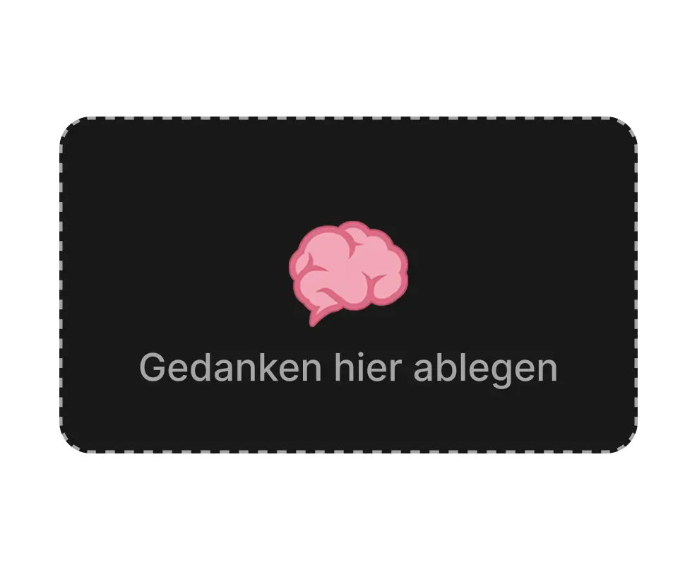 Symbol für Brainstorming oder unstrukturierte Notizen
