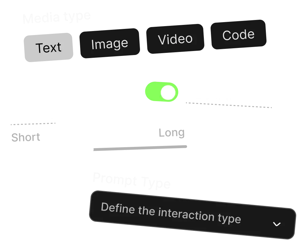 Icon representing AI adjustments or sliders
