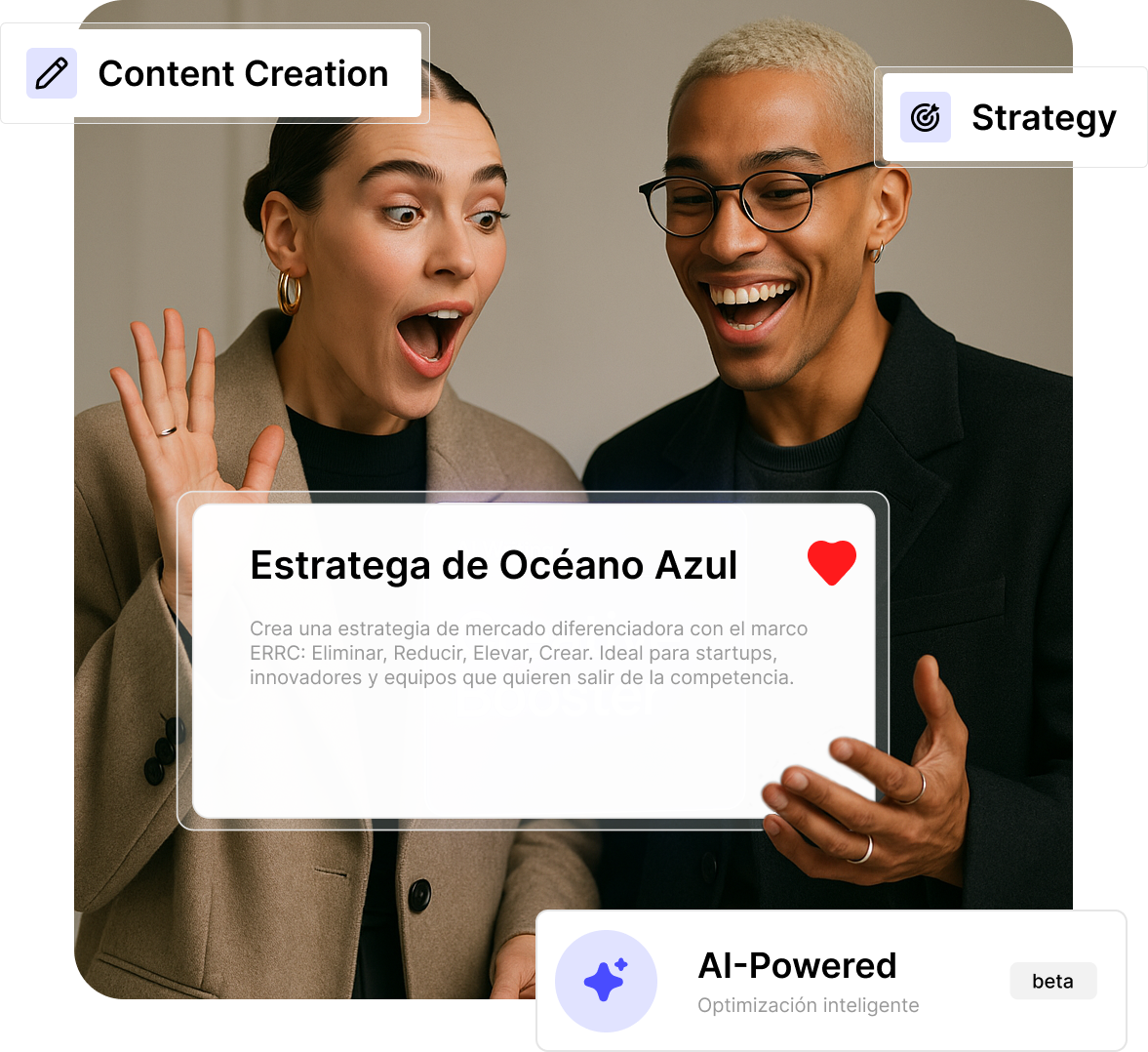 Una persona usando Promptacore para crear prompts